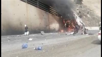 فيديو يرصد حادث حافلة المعتمرين بالسعودية