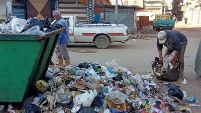 رفع 750 طن قمامة و35 طن أتربة من الشوارع والميادين في الدقهلية