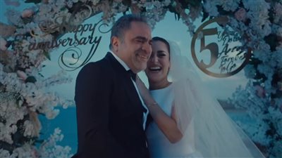 مسلسل الهرشة السابعة 5، نادين وآدم عملا فرحهما من أول وجديد