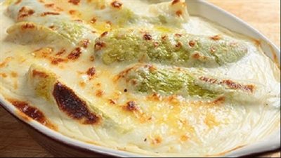 طريقة عمل الكوسة بالبشاميل مع شيف عبير 