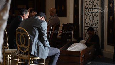 تشييع جثمان أبو الوفا رشوان سكرتير مبارك من مسجد الشرطة بالتجمع (صور وفيديو)