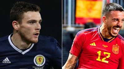 تصفيات أمم أوروبا، اسكتلندا تتقدم على إسبانيا بهدف في الشوط الأول