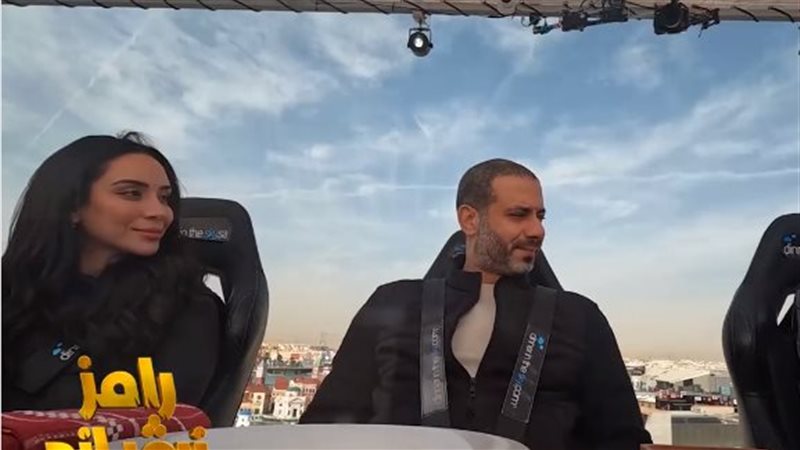 محمد فراج وزوجته