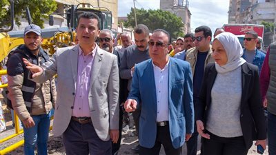 محافظ الإسكندرية: بدء تنفيذ مشروع رصف وتطوير شارع أحمد أبو سليمان