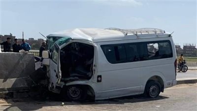 تفاصيل الحالة الصحية لـ 14 شخصا أصيبوا فى حادث تصادم بالمنوفية