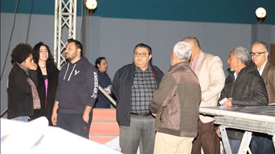 خالد جلال يتفقد جاهزية مسرح ساحة الهناجر لاستقبال هل هلالك 7 (صور)