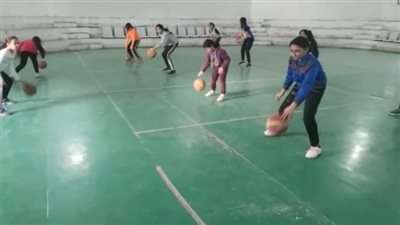 مركز تدريب الفتاة يواصل تدريباته في كرة السلة بالشباب والرياضة بالدقهلية