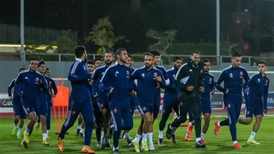 دوري أبطال أفريقيا، انتظام الدوليين بمران الأهلي استعدادا لمباراة الهلال السوداني (صور)