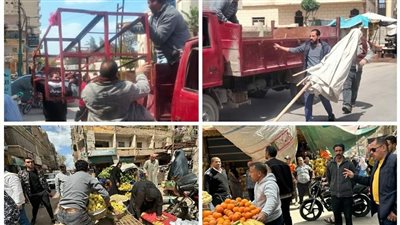 رفع 1560 حالة إشغال طريق مخالف في 4 مراكز بالبحيرة (صور) 