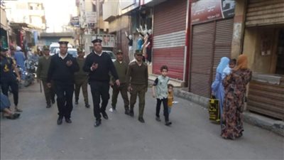 حملة أمنية لازالة الإشغالات والتعديات بالميادين والشوارع بالعاصمة