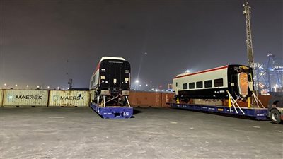 ميناء الاسكندرية يجهز الرصيف المخصص لاستقبال قطاري التالجو الجديدين 