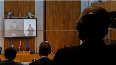 موقف محرج لزيلينسكي بالبرلمان النمساوي( فيديو)