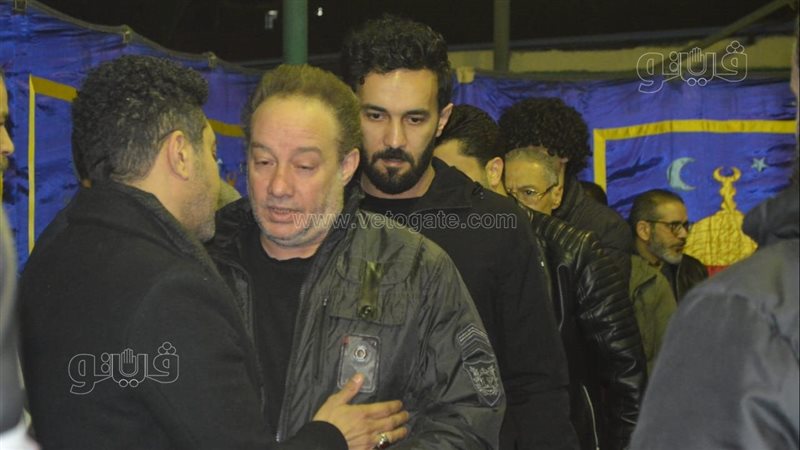 عزاء والدة محمد عز،
