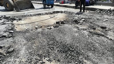 محافظة القليوبية: بدء إصلاح كوبري بنها 3 علي الطريق الزراعي (صور)