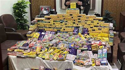 ضبط شخصين بحوزتهما ألعابا نارية في الإسكندرية والجيزة 