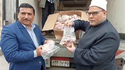 أوقاف بورسعيد تُسلم التضامن طن لحوم وألفي شنطة رمضانية لـ الأسر الأولي بالرعاية (صور)