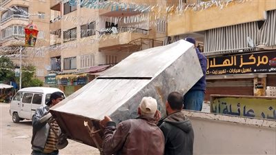 حملات مكبرة بأحياء الإسكندرية لإزالة الإشغالات والتعديات 