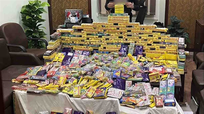 الالعاب نارية المضبوطة،