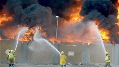 اندلاع حريق بمصنع كراتين بيض في جمصة