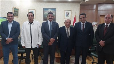 نقيب المهندسين يزور خالد البلشي للتهنئة بفوزه بمقعد نقيب الصحفيين