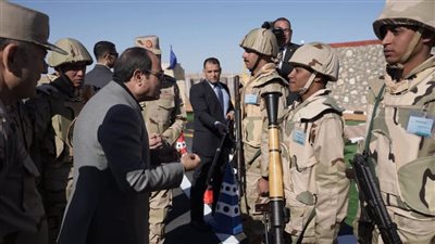  السيسي من سيناء: التضحيات التى قدمتها مصر حققت أهدافها (فيديو)