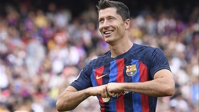 برشلونة، ليفاندوفسكي يحقق رقما مميزا جديدا في الليجا بعد مواجهة إلتشي