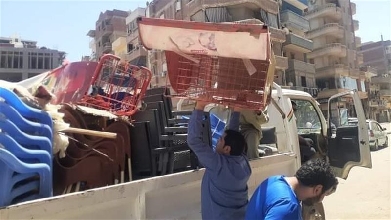 رفع حالات إشغال طريق