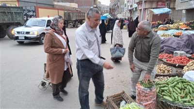 حملات مكثفة للتصدي للباعة الجائلين في السنبلاوين بالدقهلية