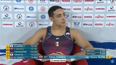 الجمباز، يحيى زكريا يتوج ببرونزية بطولة العالم للناشئين في تركيا