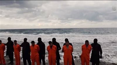 مسلسل الكتيبة 101، فيديو يكشف كواليس اختطاف وذبح 21 مصريا في ليبيا