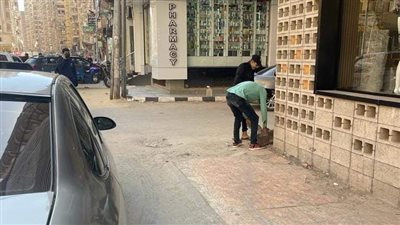 رئيس حي غرب المنصورة يتابع رفع التعديات وإشغالات الطريق 