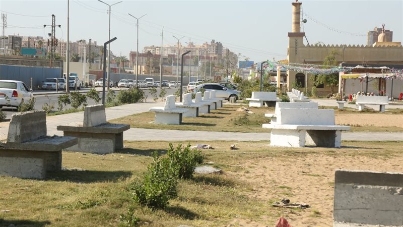 مقاعد للحديقة المركزية