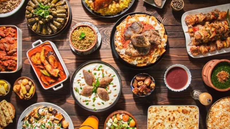 كمية الطعام في رمضان،