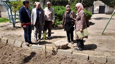  زراعة الأشجار المثمرة بالمدارس والمستشفيات ومراكز الشباب في الدقهلية (صور) 
