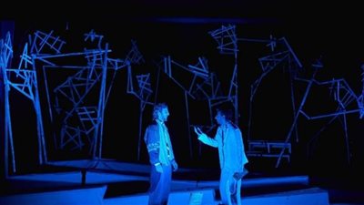 العرض المسرحي الأديب الكبير عم إبراهيم على مسرح كلية البنات