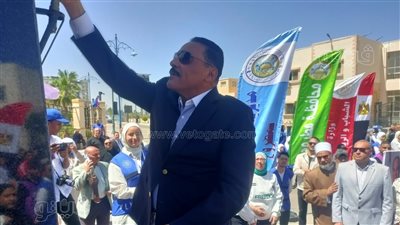 إيقاد شعلة تصفيات أولمبياد المحافظات الحدودية بمطروح (صور)