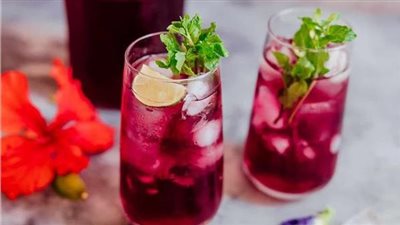 الكركدية بالليمون والنعناع مشروب منعش على الإفطار (فيديو)