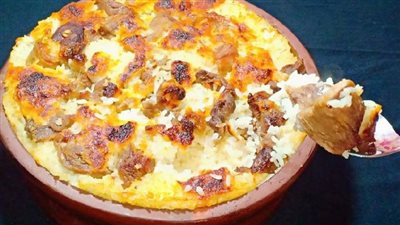 أرز معمر باللحمة البتلو لعزومة مشرفة في رمضان (فيديو)