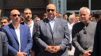 مصليحي وجماهير الاتحاد يقدمون العزاء في الشاب إسلام زكي