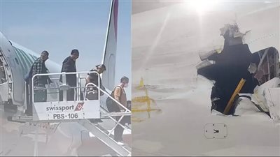 ما كانش في وعيه، لحظة اصطدم سائق شاحنة بطائرة محملة بالركاب في مطار بالمكسيك (فيديو)