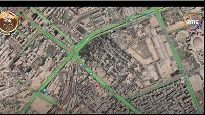 تكدسات مرورية أعلى كوبري أكتوبر وصلاح سالم