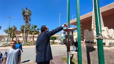 محافظ شمال سيناء يوقد شعلة تصفيات أولمبياد المحافظات الحدودية