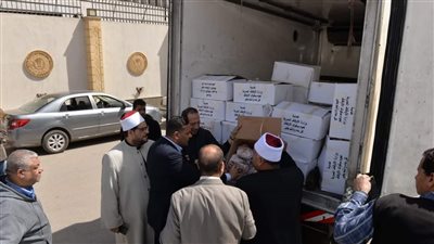 محافظ الدقهلية يشهد تسليم الدفعة الـ22  من لحوم إطعام الطعام