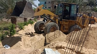 التصدي لحالتي تعد بالبناء المخالف بمركز ومدينة التل الكبير بالإسماعيلية 