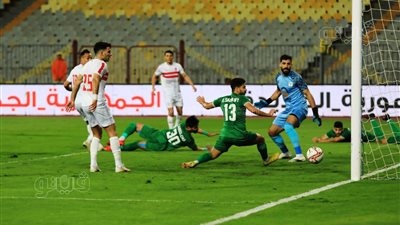إلياس الجلاصي رجل مباراة الزمالك والمصري البورسعيدي 