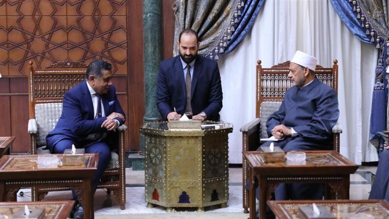 لقاء شيخ الأزهر مع