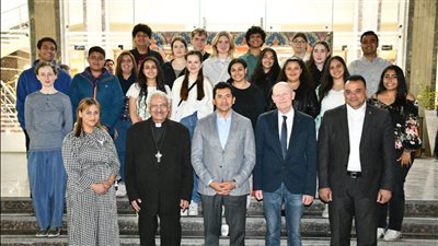 وزير الرياضة يلتقي وفد الشباب الألماني المصري