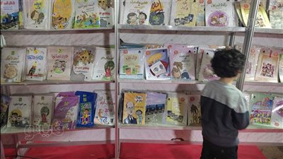 كتب الأطفال في معرض فيصل، قصص وتلوين بأسعار تبدأ من جنيهين (فيديو وصور)