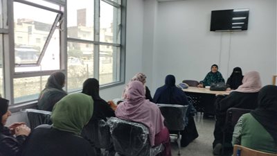 ندوة واحة أمان تحت رعاية مكتبة مصر العامة بفاقوس في الشرقية 