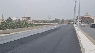 محافظة الجيزة تنهي طريق طراد النيل بمركز أوسيم (صور)